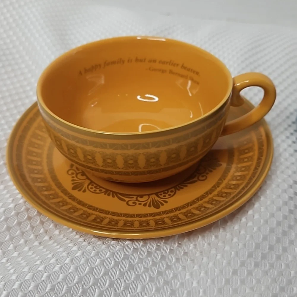 TEA VEEDA QUOTES TEA CUP SET OF TWO